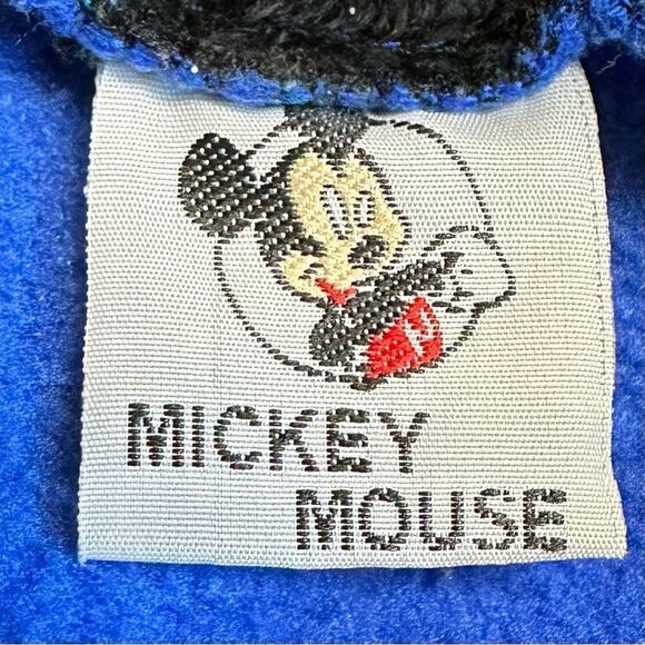 Minnie Mouse Ear Hoodie Blue Pullover Sweatshirt - Picture 10 of 13